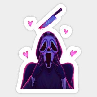 Cute Ghostface Sticker